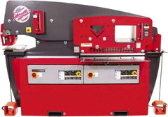 Edwards Manufacturing - 17-3/4" Throat Depth, 110 Ton Punch Pressure, 1-3/8" in 1" Punch Capacity Ironworker - 7-1/2 hp, 1 Phase, 230 Volts, 57-1/4" Wide x 66-1/16" High x 42-3/8" Deep - Exact Industrial Supply