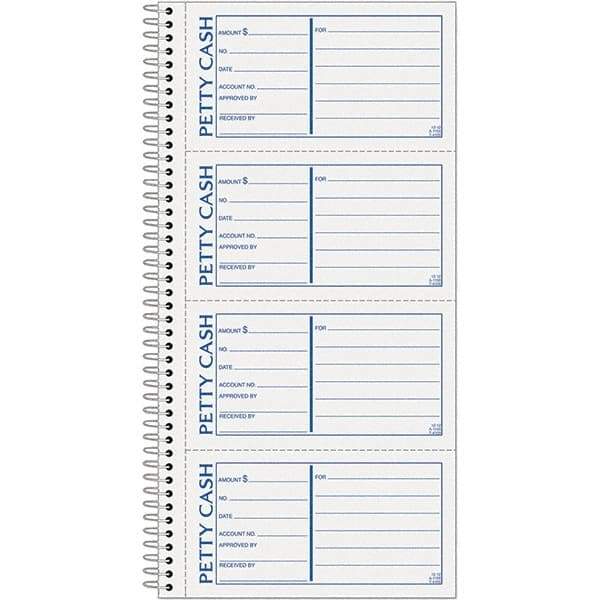 TOPS - 200 Sheet, 5-1/2 x 11", Receipt Book - Pink & White - Exact Industrial Supply