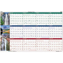 House of Doolittle - 1 Sheet, 18 x 24", Erasable Wall Calendar - Exact Industrial Supply