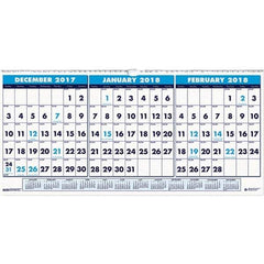 House of Doolittle - 4 Sheet, 23-1/2 x 12", Wall Calendar - Exact Industrial Supply