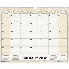 House of Doolittle - 12 Sheet, 14-7/8 x 12", Wall Calendar - Exact Industrial Supply