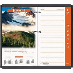 House of Doolittle - 365 Sheet, 3-1/2 x 6", Desk Calendar Refill - Nature - Exact Industrial Supply