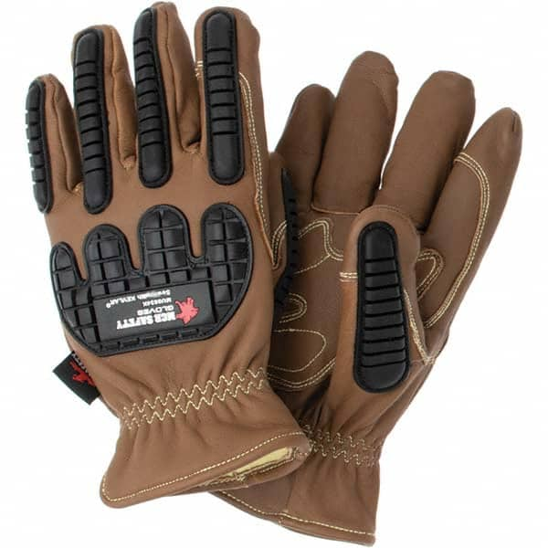 MCR Safety - Arc Flash & Flame Protection Gloves Protection Type: Arc Flash Material Type: Leather or Synthetic Leather - Exact Industrial Supply