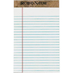 TOPS - 50 Sheet, 5 x 8", Jr. Legal (Style) Legal Pad - White - Exact Industrial Supply