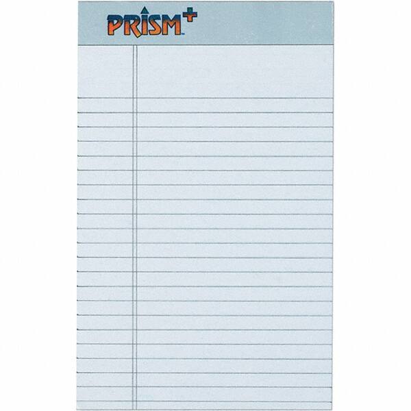 TOPS - 50 Sheet, 5 x 8", Narrow Legal Pad - Pastel Gray - Exact Industrial Supply