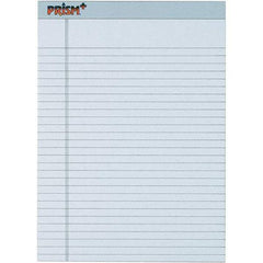 TOPS - 50 Sheet, 8-1/2 x 11-3/4", Legal/Wide (Style) Legal Pad - Pastel Gray - Exact Industrial Supply