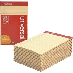 UNIVERSAL - 50 Sheet, 5 x 8", Narrow Note Pad - Ivory - Exact Industrial Supply