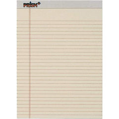 TOPS - 50 Sheet, 8-1/2 x 11-3/4", Legal/Wide (Style) Legal Pad - Pastel Ivory - Exact Industrial Supply