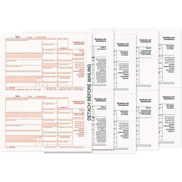 TOPS - 24 Sheet, 8-1/2 x 11", Form - White - Exact Industrial Supply