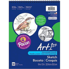 Pacon - 30 Sheet, 9 x 12", Sketch - White - Exact Industrial Supply