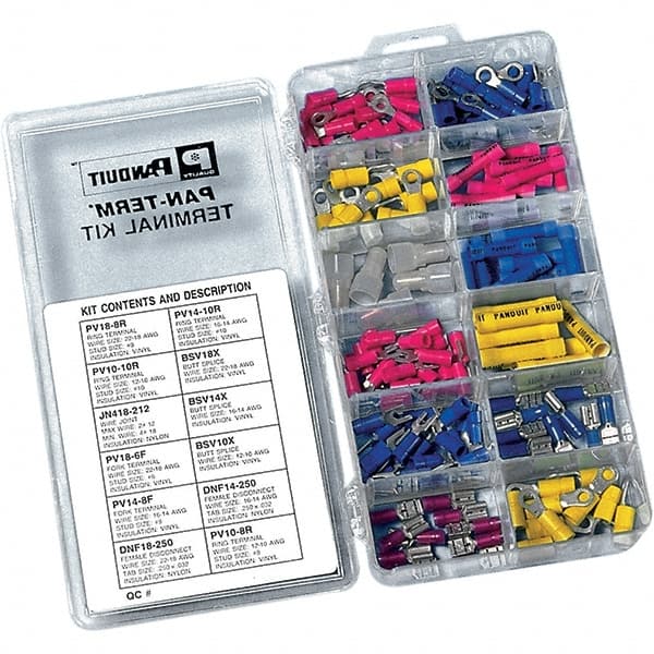 Panduit - 161 Piece, Terminal Kit - Exact Industrial Supply