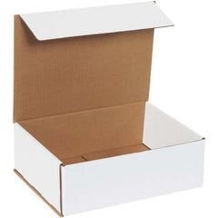 Made in USA - Pack of (50), 9" Wide x 12" Long x 4" High Corrugated Shipping Boxes - Exact Industrial Supply