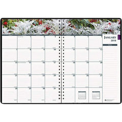 House of Doolittle - 128 Sheet, 7 x 10", Weekly/Monthly Planner - Black - Exact Industrial Supply