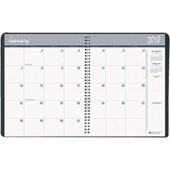 House of Doolittle - 24 Sheet, 8-1/2 x 11", Monthly Planner - Blue - Exact Industrial Supply