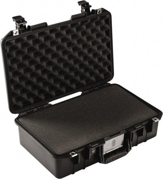 Pelican Products, Inc. - 12-51/64" Wide x 6-57/64" High, Aircase w/Foam - Black - Exact Industrial Supply