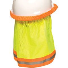 Hard Hat Accessories HI-VIS YLW/GRN MESH HARD HAT NECK SHADE