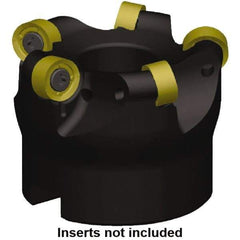 Kennametal - 80mm Cut Diam, 5mm Max Depth, 27mm Arbor Hole, 8 Inserts, RN.J 10T3... Insert Style, Indexable Copy Face Mill - KDR Cutter Style, 50mm High, Series Rodeka - Exact Industrial Supply