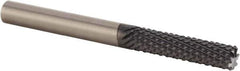 Kennametal - 1/4" Diam, 3/4" LOC, Burr End, Solid Carbide Diamond Pattern Router Bit - Right Hand Cut, 2-1/2" OAL, 1/4" Shank Diam, Use on Composites, Fiberglass - Exact Industrial Supply