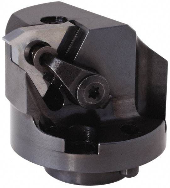 Kennametal - Insert Style LT 27NR, 41.28mm Head Length, Right Hand Cut, Internal Modular Threading Cutting Unit Head - System Size H40, 38.89mm Center to Cutting Edge, Series LT Threading - Exact Industrial Supply