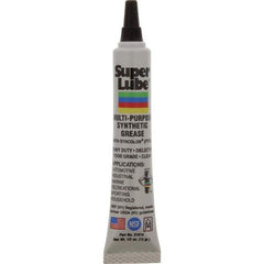 Synco Chemical - 0.5 oz Tube Synthetic General Purpose Grease - Translucent White, Food Grade, 450°F Max Temp, NLGIG 2, - Exact Industrial Supply