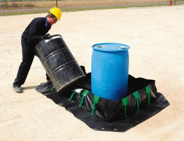 UltraTech - 1,683 Gal Copolymer 2000 Ultra-Spill Berm - 1' High x 15' Wide x 15" Long - Exact Industrial Supply