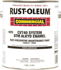 Rust-Oleum - 128 oz Yellow Paint Powder Coating - 265 to 440 Sq Ft Coverage - Exact Industrial Supply