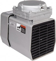 Gast - Diaphragm-Type Vacuum Pumps Horsepower: 1/8 Cubic Feet per Minute: 1.60 - Exact Industrial Supply