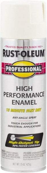 Rust-Oleum - Almond (Color), Gloss, Rust Proof Enamel Spray Paint - 14 Sq Ft per Can, 15 oz Container, Use on Multipurpose - Exact Industrial Supply