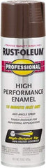 Rust-Oleum - Dark Brown, Gloss, Rust Proof Enamel Spray Paint - 14 Sq Ft per Can, 15 oz Container, Use on Multipurpose - Exact Industrial Supply