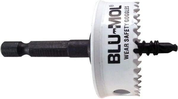 Disston - 1-1/2" Diam, 1/2" Cutting Depth, Hole Saw - Bi-Metal Saw, Toothed Edge - Exact Industrial Supply