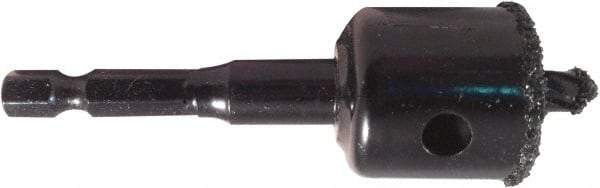 Disston - 2" Diam, 7/8" Cutting Depth, Hole Saw - Carbide Grit Saw, Continuous Edge - Exact Industrial Supply