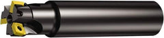 Sandvik Coromant - 25mm Cut Diam, 5.5mm Max Depth of Cut, 25mm Shank Diam, 120mm OAL, Indexable Square Shoulder End Mill - 490R-08T308M-PL Inserts, Cylindrical Shank, 90° Lead Angle, Through Coolant, Series CoroMill 490 - Exact Industrial Supply