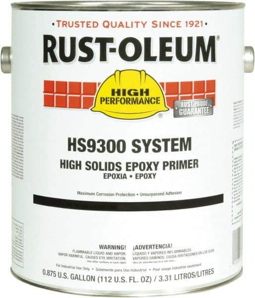 Rust-Oleum - 1 Gal Red Epoxy Primer - 275 to 475 Sq Ft Coverage, 415 gL Content, Quick Drying, Interior/Exterior - Exact Industrial Supply