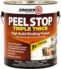 Rust-Oleum - 1 Gal White Peel Stop Primer - 50 to 200 Sq Ft Coverage, <100 gL Content, Quick Drying, Interior/Exterior - Exact Industrial Supply