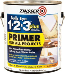 Rust-Oleum - 1 Gal White Alkyd Primer - 400 Sq Ft Coverage, 4 gL Content, Quick Drying, Interior/Exterior - Exact Industrial Supply