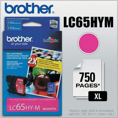 Brother - Magenta Ink Cartridge - Use with Brother MFC-5890CN, 5895CW, 6490CW, 6890CDW - Exact Industrial Supply