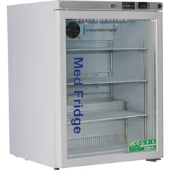 American BioTech Supply - Laboratory Refrigerators and Freezers Type: Pharmacy Refrigerator Volume Capacity: 5.2 Cu. Ft. - Exact Industrial Supply