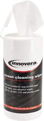 innovera - Screen Cleaning Wipes - Use with Monitor, Screen - Exact Industrial Supply