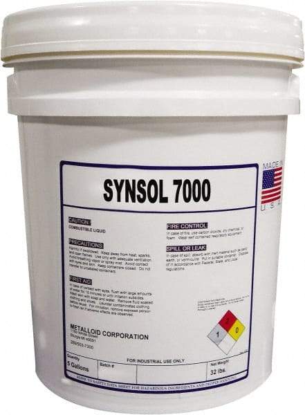 Metalloid - SynSol 7000, 55 Gal Drum Cutting Fluid - Semisynthetic - Exact Industrial Supply