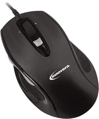 innovera - Black Mouse - Use with Mac OS X 10.4-10.7, Windows 98SE, Windows 2000, Windows XP, Windows Vista, 7 - Exact Industrial Supply