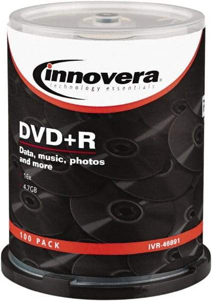 innovera - DVD+R Discs - Use with CD, DVD Drives - Exact Industrial Supply