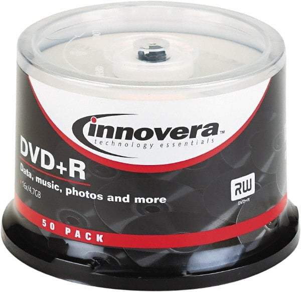 innovera - DVD+R Discs - Use with CD, DVD Drives - Exact Industrial Supply