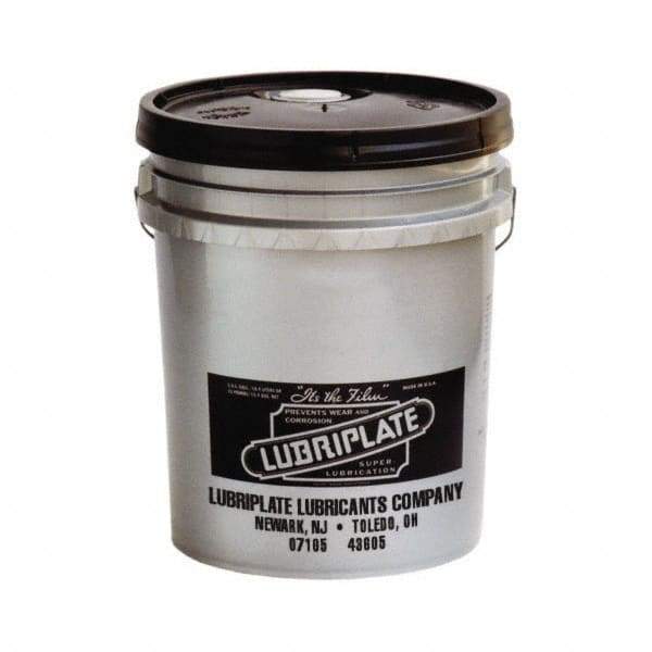 Lubriplate - 5 Gal Pail, Mineral Hydraulic Oil - SAE 20, ISO 46, 46.34 cSt at 40°, 6.4 cSt at 100°C - Exact Industrial Supply
