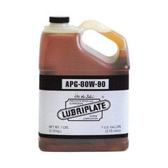 Lubriplate - 1 Gal Bottle, Mineral Gear Oil - 15°F to 280°F, 650 SUS Viscosity at 100°F, 84 SUS Viscosity at 210°F, ISO 100 - Exact Industrial Supply