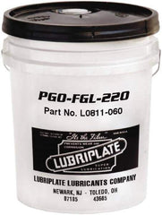 Lubriplate - 5 Gal Pail, Synthetic Gear Oil - 6°F to 443°F, 227 St Viscosity at 40°C, 42 St Viscosity at 100°C, ISO 220 - Exact Industrial Supply