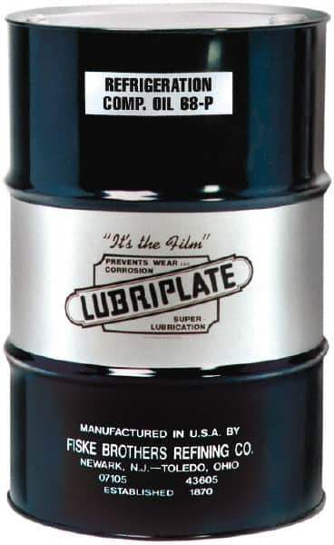 Lubriplate - 55 Gallon Drum Synthetic Blend Refrigeration Oil - 68 ISO, 20 SAE - Exact Industrial Supply