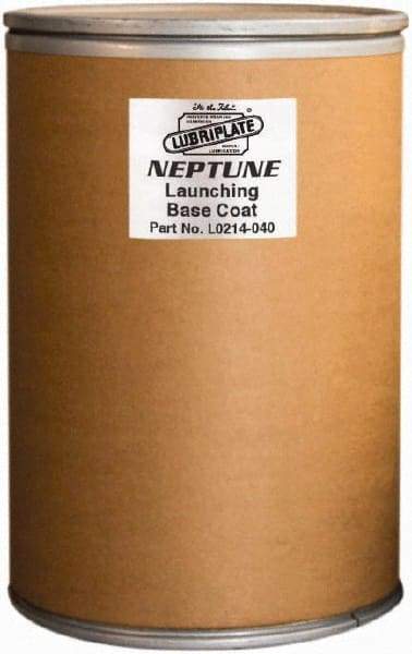 Lubriplate - 325 Lb Drum Light Blue Launch Basecoat - 122 to 500 Sq Ft Coverage, Wax - Exact Industrial Supply