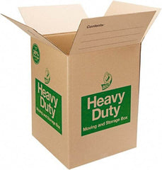 Duck - 16" Wide x 16" Long x 15" High Heavy Duty Corrugated Box - Brown - Exact Industrial Supply