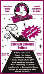 Bare Ground Solutions - 50 Lb Bag Calcium Chloride Pellets - Effective to -20°F - Exact Industrial Supply