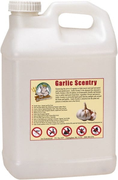 Bare Ground Solutions - Garlic Scentry 2.5 Gallon Bottle Garlic Concentrate to repel unwanted animals - Exact Industrial Supply